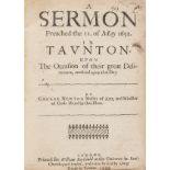 Newton (George) A sermon preached the 11. of May 1652. In Tavnton, upon the occasion of their …