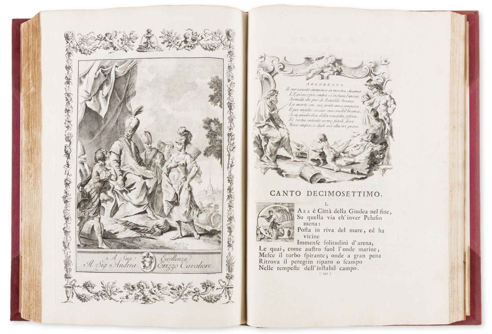 Tasso (Torquato) La Gerusalemme liberata, first edition, first issue, Venice, Giambatista …