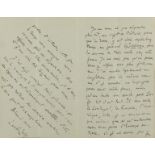 Zola (Émile) Autograph Letter signed to Ernst Ziegler in Vienna, in French, 1887, his friend and …