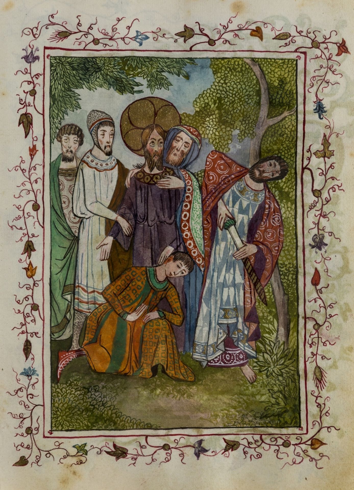 Illuminated prayer book.- Maria Carcer y Trigueros... Santa Misa y Oraciones, illuminated … - Bild 2 aus 11