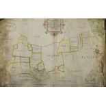 East Yorkshire Estate Map, Aldbrough.- Bowen (J., surveyor) A Description of the Mannor or Farme …