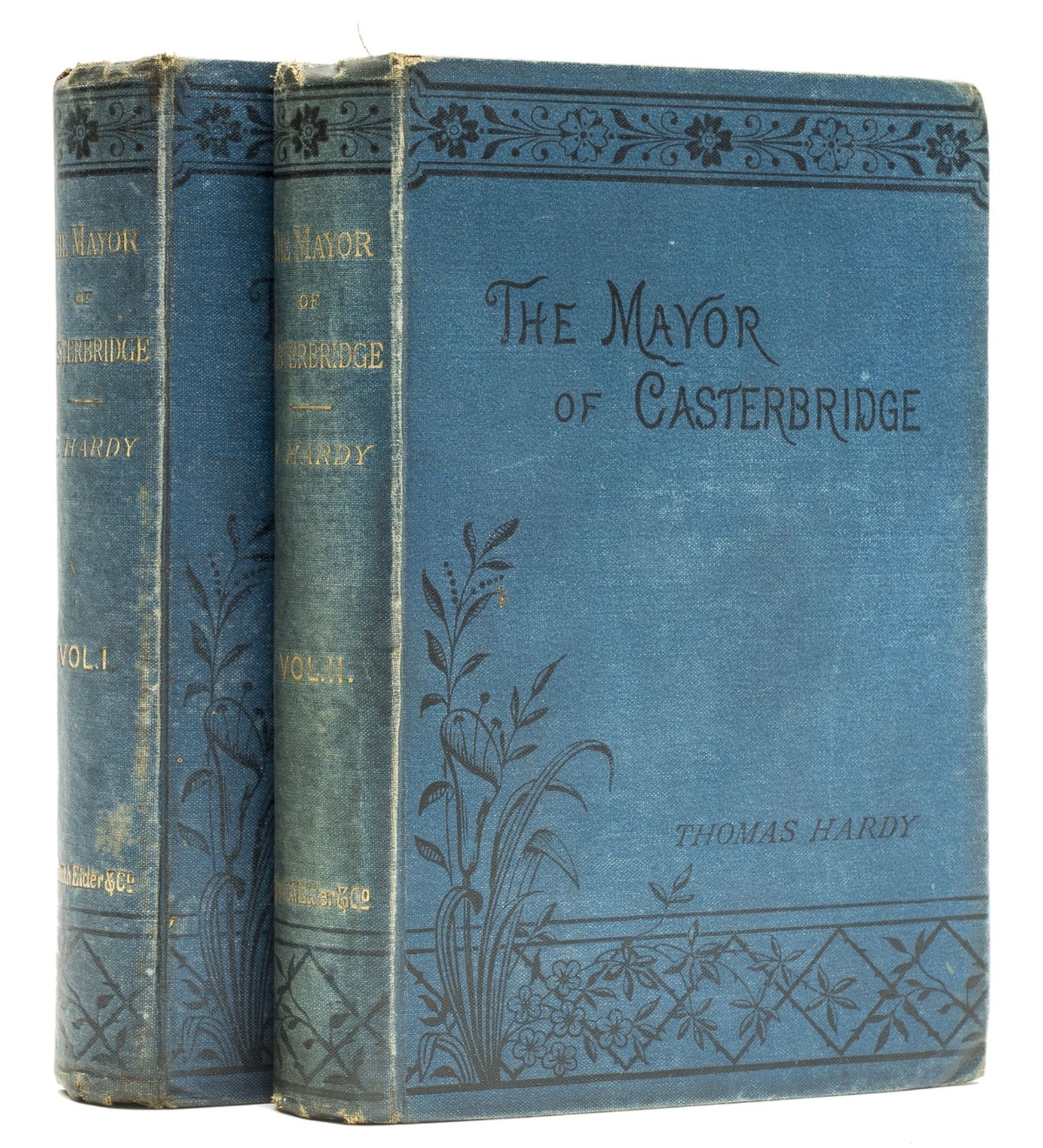 Hardy (Thomas) The Mayor of Casterbridge, 2 vol., first edition in book form, original cloth, 1886.