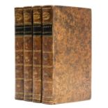 Turner (Sharon) The History of the Anglo-Saxons, 4 vol., first edition, contemporary mottled calf, …