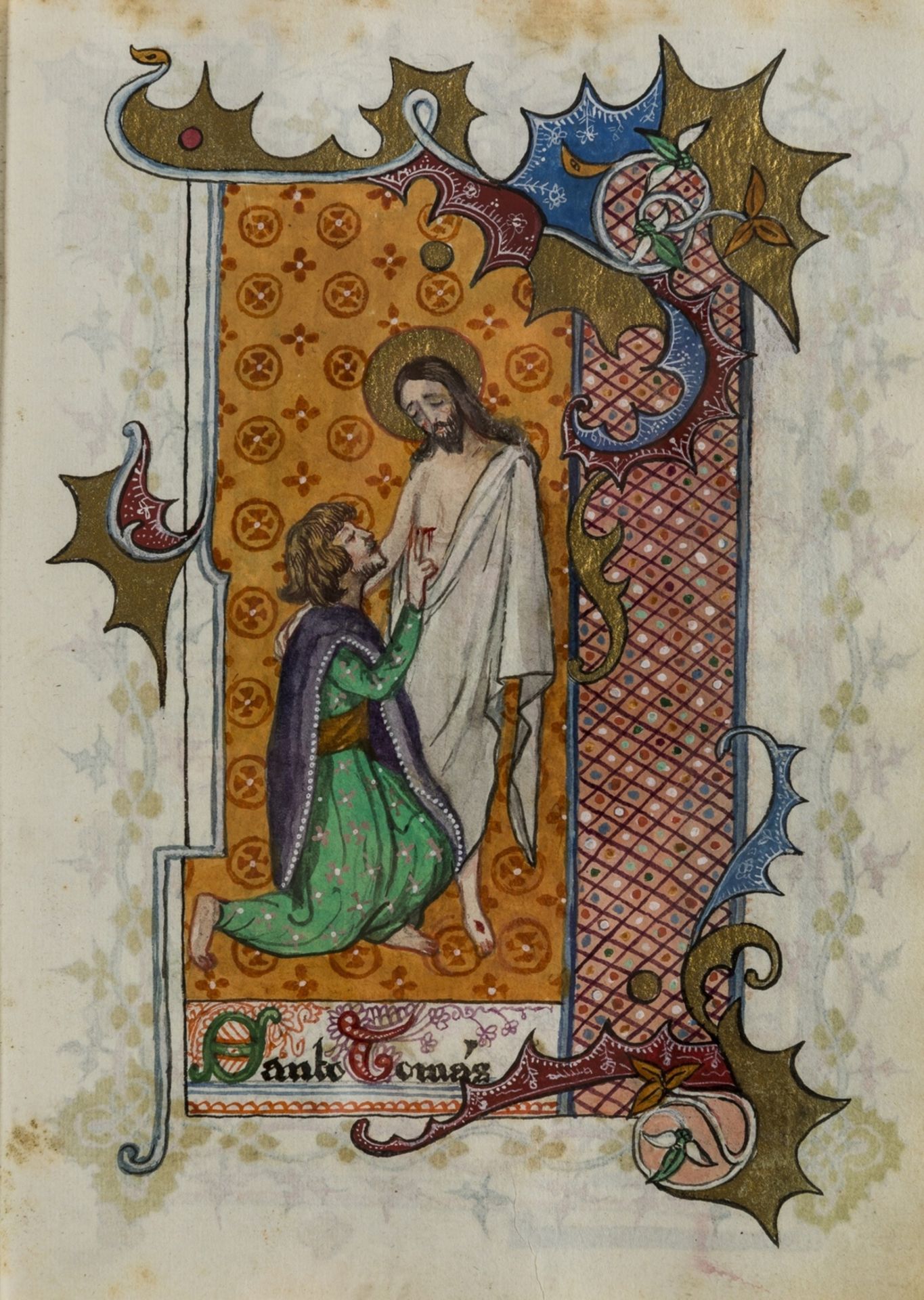 Illuminated prayer book.- Maria Carcer y Trigueros... Santa Misa y Oraciones, illuminated … - Image 7 of 11