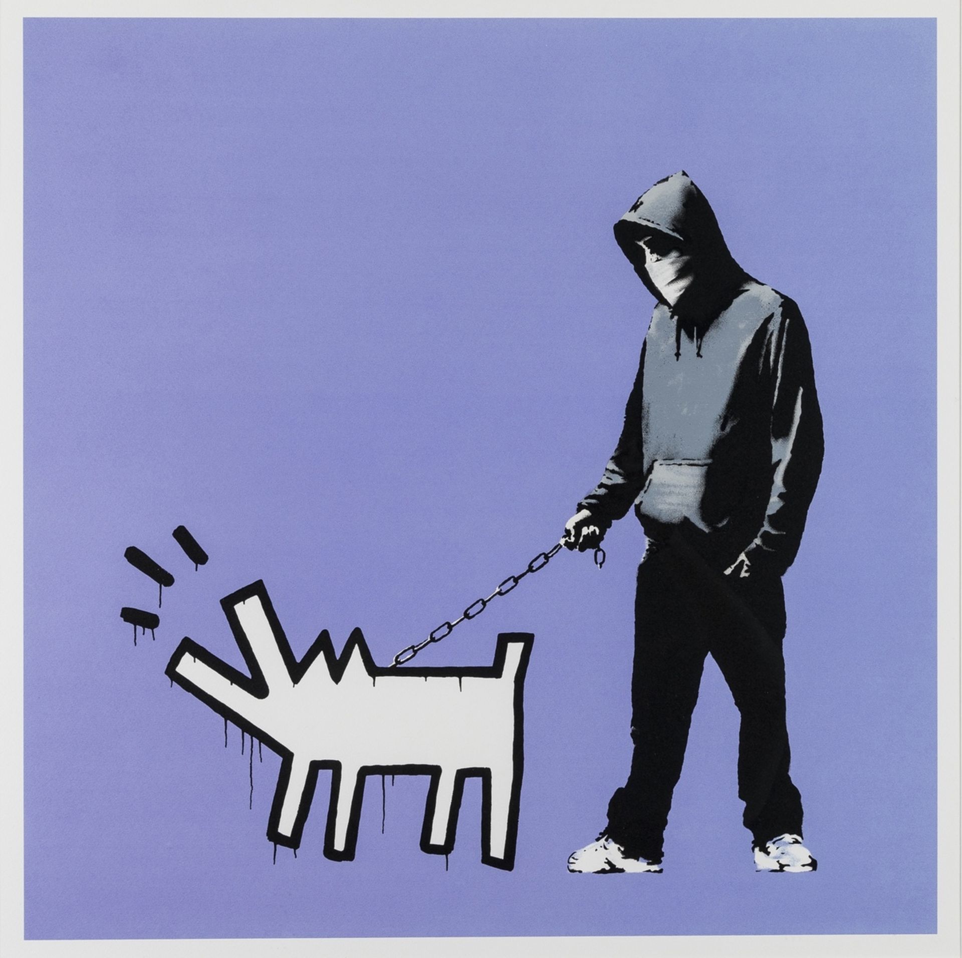Banksy (b.1974) Choose Your Weapon (Bright Purple)