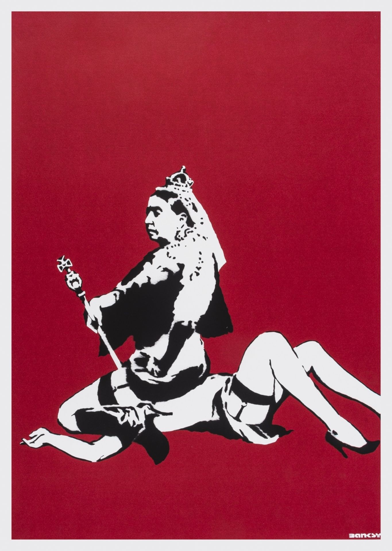 Banksy (b.1974) Queen Vic