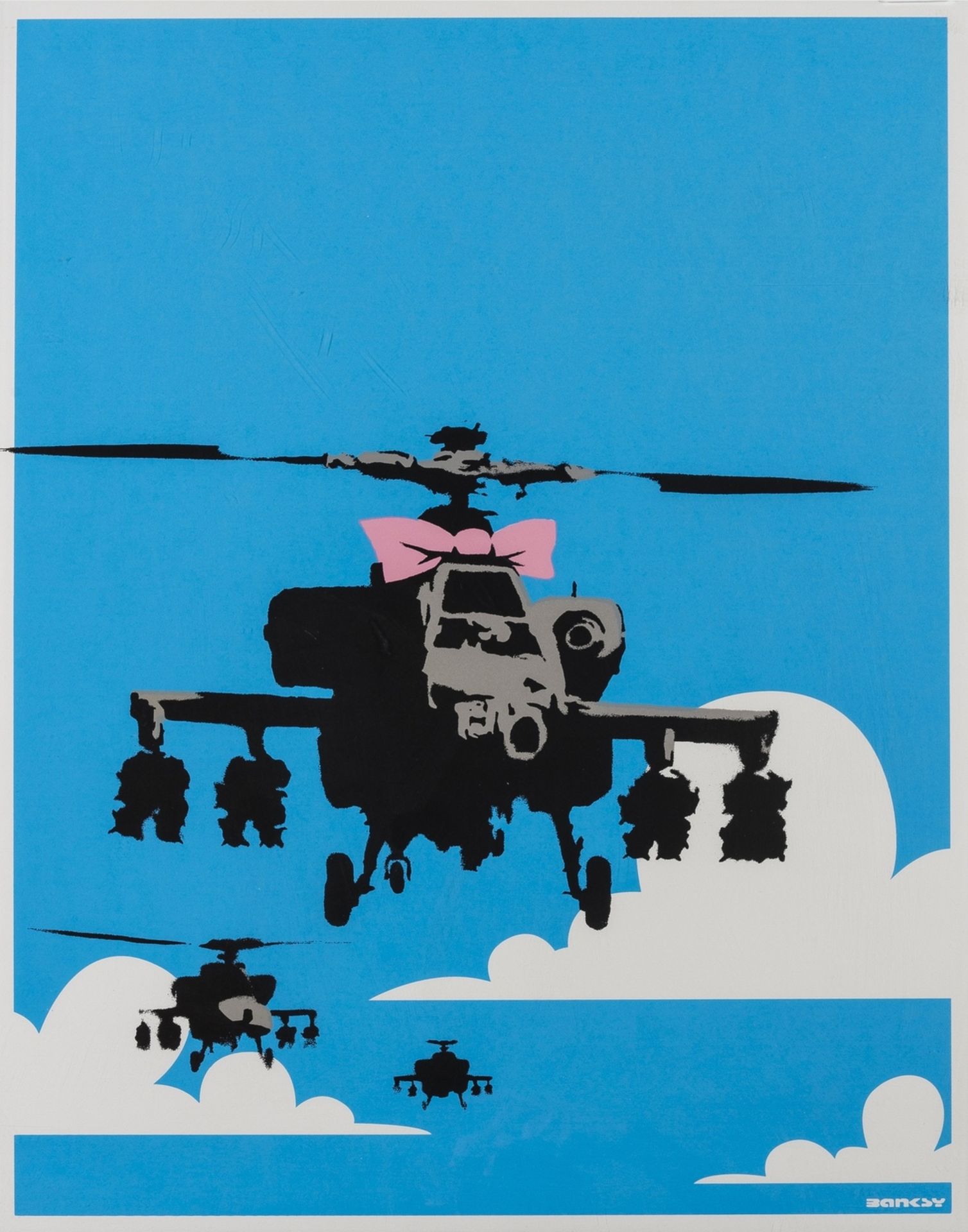 Banksy (b.1974) Happy Choppers