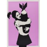 Banksy (b.1974) Bomb Love (Bomb Hugger)