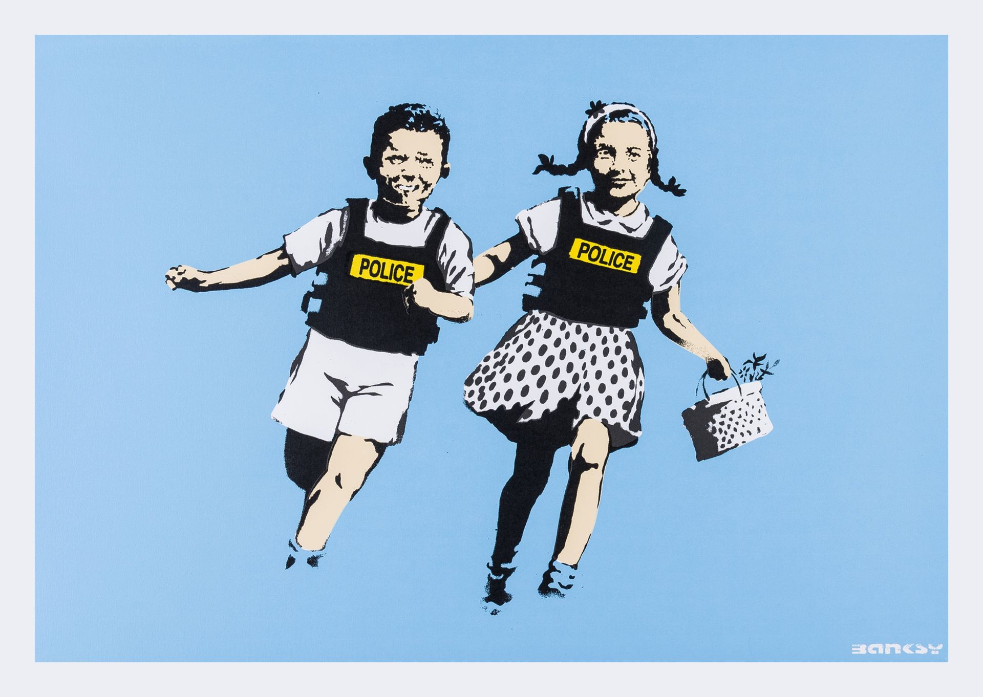 Banksy (b.1974) Jack and Jill (Police Kids)