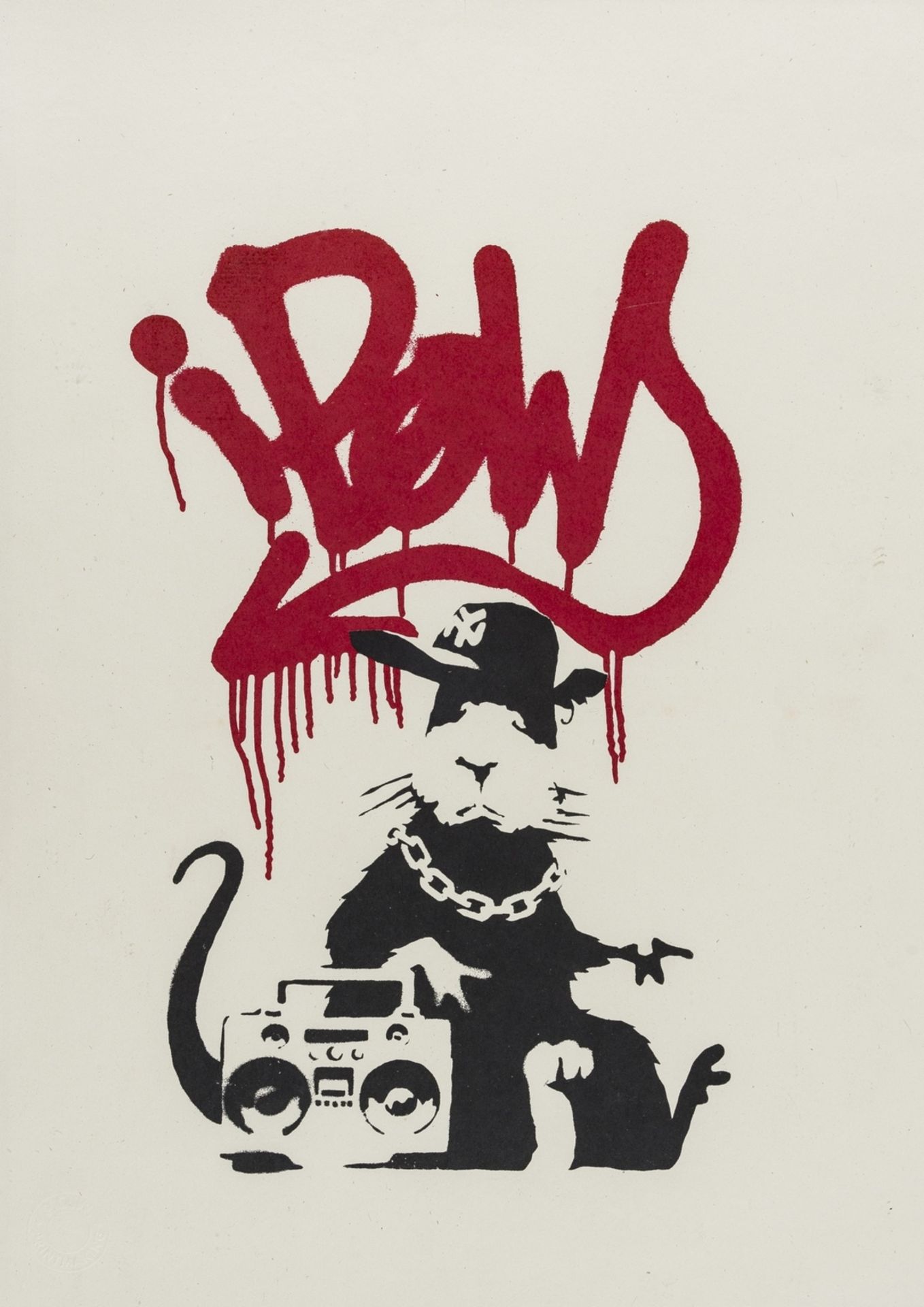 Banksy (b.1974) Gangsta Rat