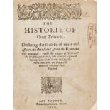 [Clapham (John)] The Historie of Great Britannie declaring the successe of times and affaires in …