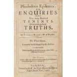 Browne (Sir Thomas) Pseudodoxia Epidemica, third edition, 1658; and another (2)