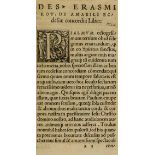 Erasmus (Desiderius) De sarcienda ecclesiae concordia deque sedandis opinionum dissidiis, Basel, …