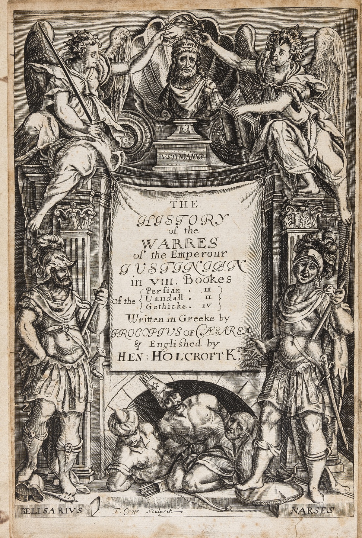 Procopius of Caesarea. The History of the Warres of the Emperour Justinian in Eight Books, first …