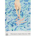 David Hockney (b.1937) Poster for Olympische Spiele München (Baggott 34)