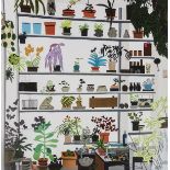 Jonas Wood (b.1977) Large Shelf Still Life 2017