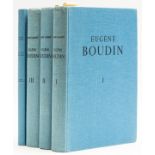 French Art.- Schmit (Robert) Eugène Boudin 1824-1898, 4 vol., Paris, 1973.