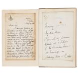 MacDonald (George) Autograph Letter signed to Ramsden Bacchus, 1891, arranging a lecture at …