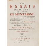 Montaigne (Michel Eyquem de) Les Essais de Michel Seigneur de Montaigne... Avec des Notes & de …