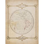 Manuscript maps.- Elliss (E.S.) The Western Hemisphere, 1859; and 'Journeyings of the Israelites …