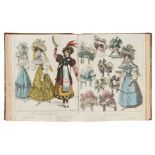 Fashion.- The Ladies' Monthly Magazine, The World of Fashion, vol. 5 only, 1828.