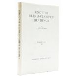 Bookbinding.- Oldham (J.Basil) English Blind-Stamped Bindings, one of 750 copies, Cambridge, 1952.