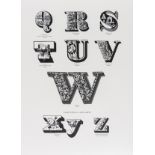 Typography.- Mosley (James) Ornamented Types. Twenty-Three Alphabets from the Foundry of Louis …