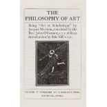 St. Dominic's Press.- Maritain (Jacques) The Philosophy of Art..., book-label of Brocard Sewell …