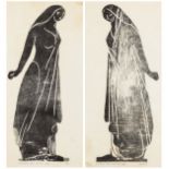 Craig (Edward Gordon) Black Figure for 'Iphigenia', woodcut on Japan paper, John Roberts Press, …