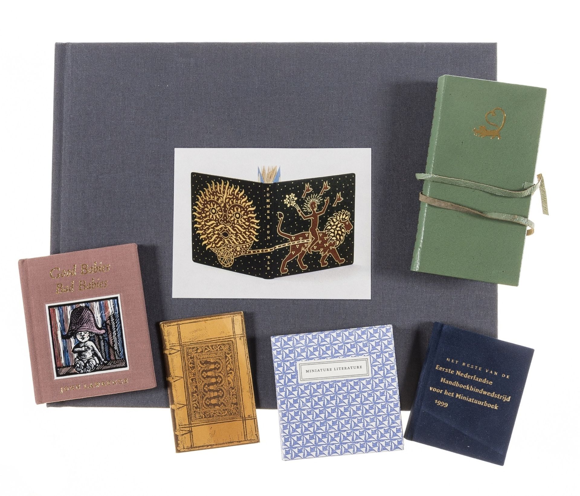 Bookbinding.- Albert (Neale M.) The...Collection of Miniature Designer Bindings, New York, 2006 & …