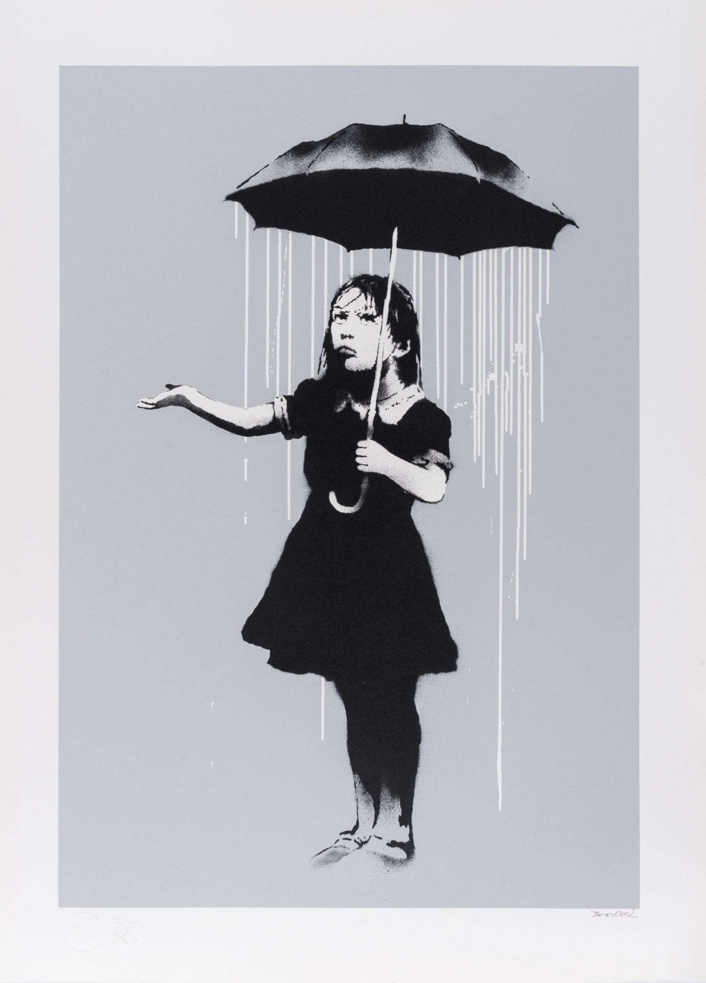 Banksy (b.1974) NOLA (White Rain)