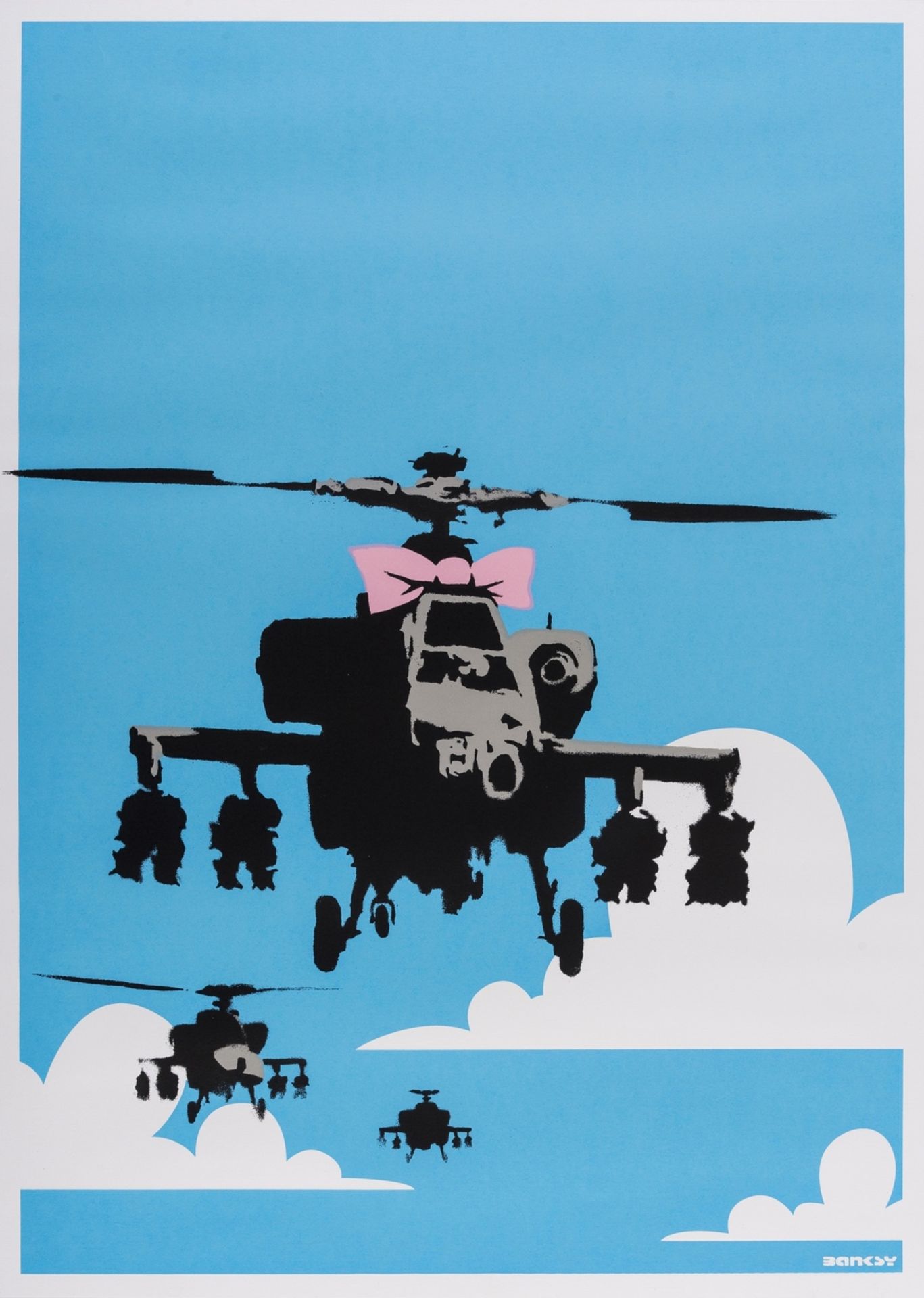 Banksy (b.1974) Happy Choppers