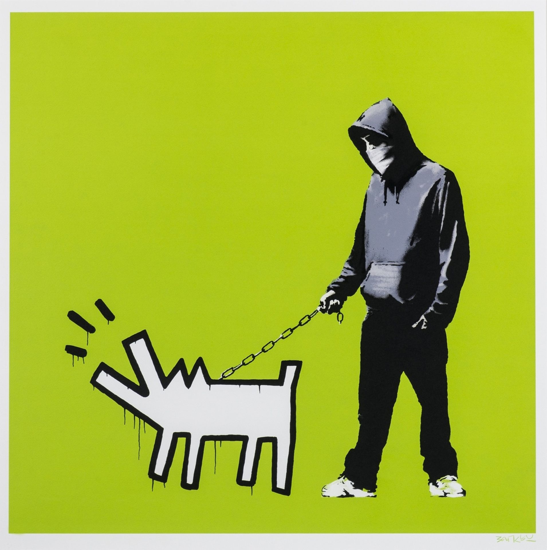 Banksy (b.1974) Choose Your Weapon (Green)