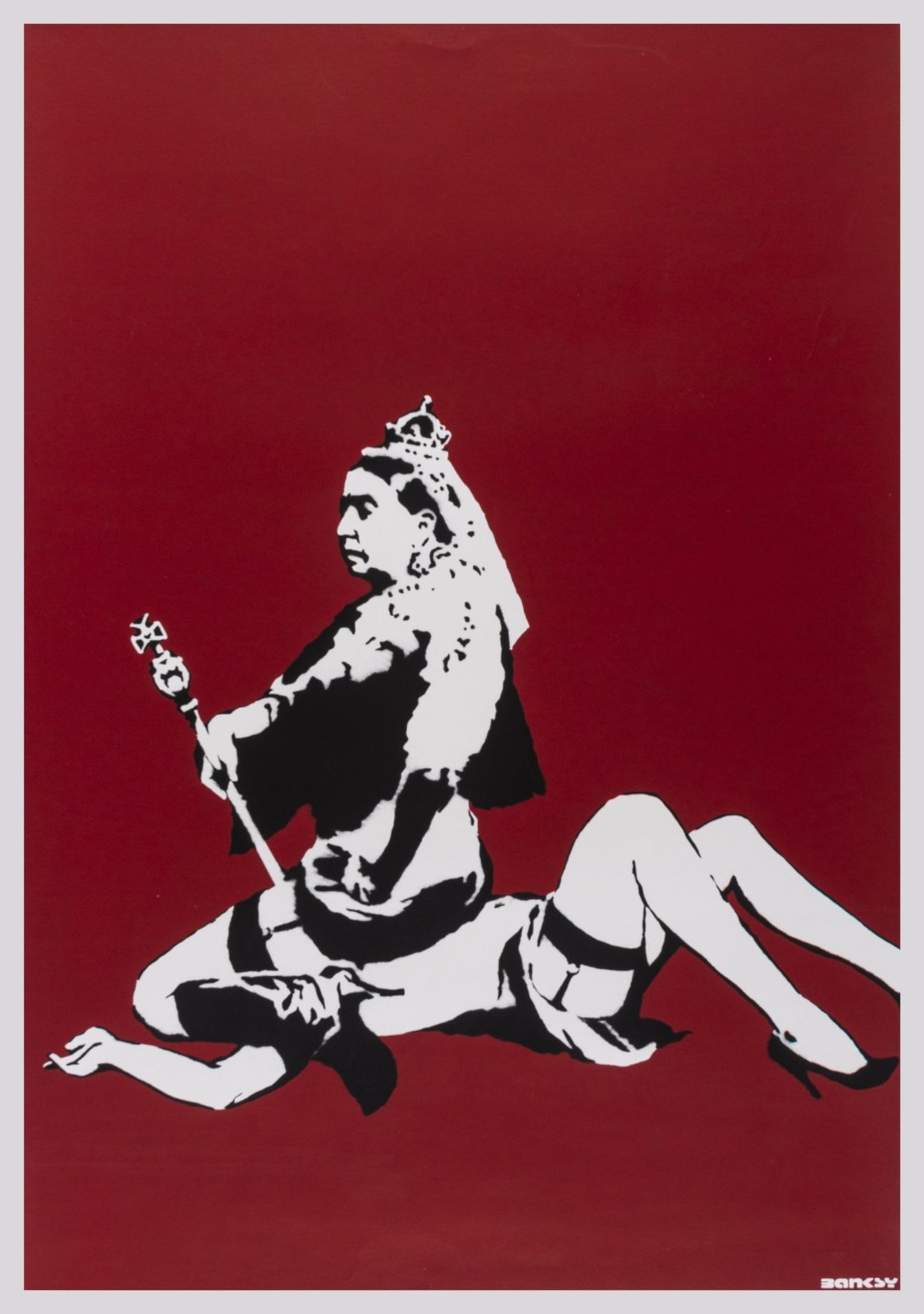 Banksy (b.1974) Queen Vic