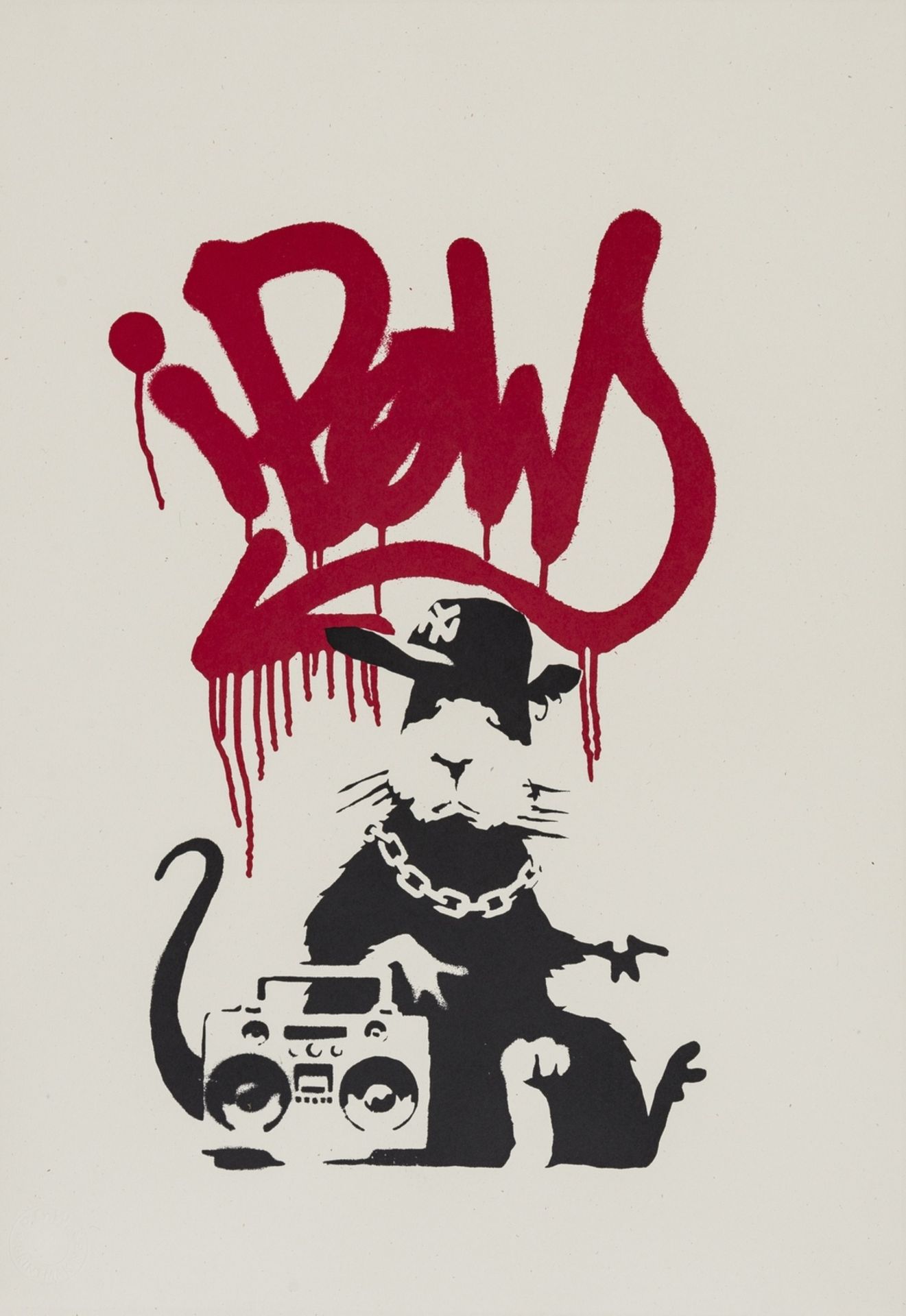 Banksy (b.1974) Gangsta Rat