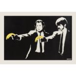 Banksy (b.1974) Pulp Fiction