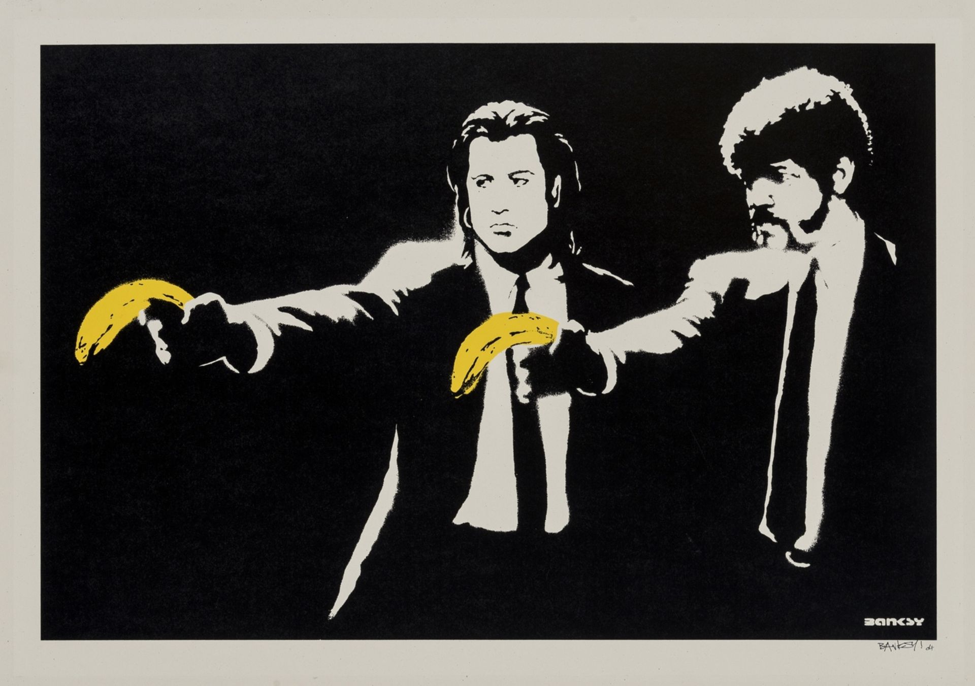 Banksy (b.1974) Pulp Fiction