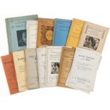 Collection of Ingpen and Stonehill Booksellers catalogues, many on Early English novels, 1928; and …