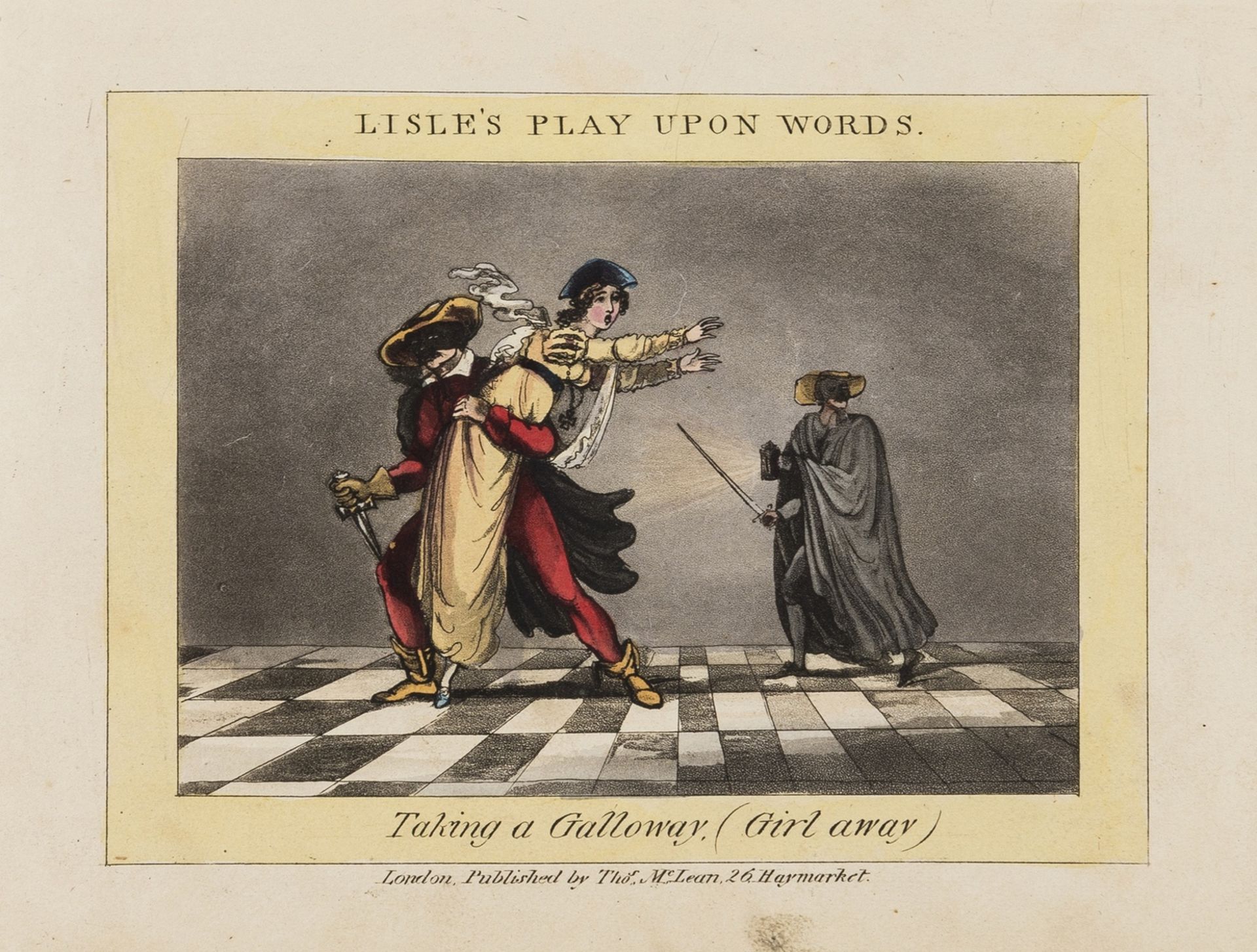 Lisle (Joe) Play Upon Words, Thomas McLean, [?1828]; extra-illustrated with a variety of other …