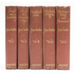 Austen (Jane) The Novels, 5 vol., edited by R.W. Chapman, Oxford, Clarendon Press,1926.