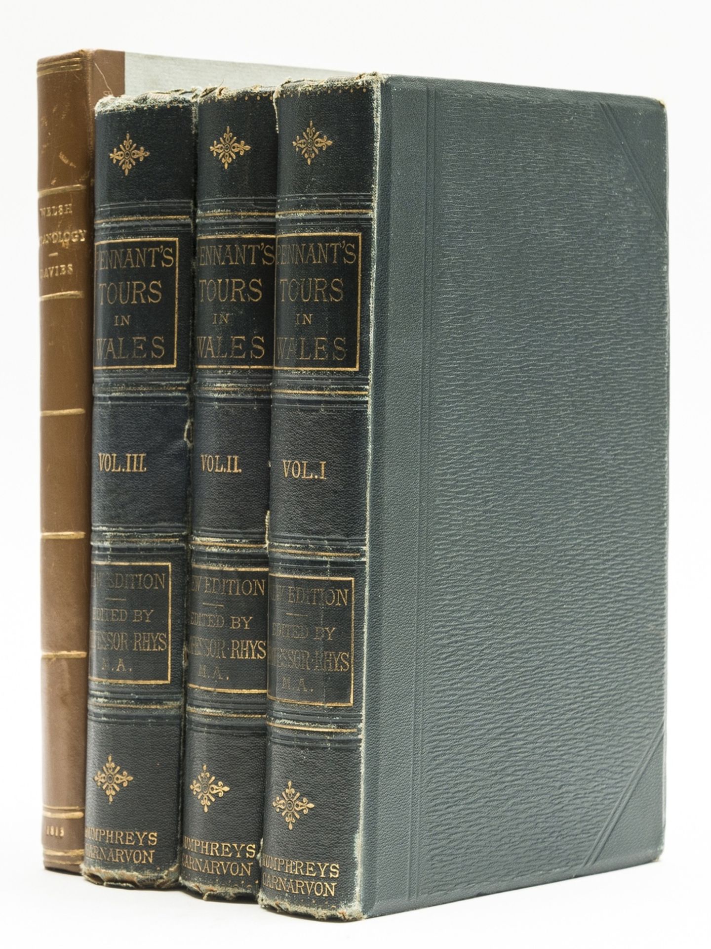 Wales.- Davies (Hugh) Welsh Botanology, 1813; and another set by Pennant (4)