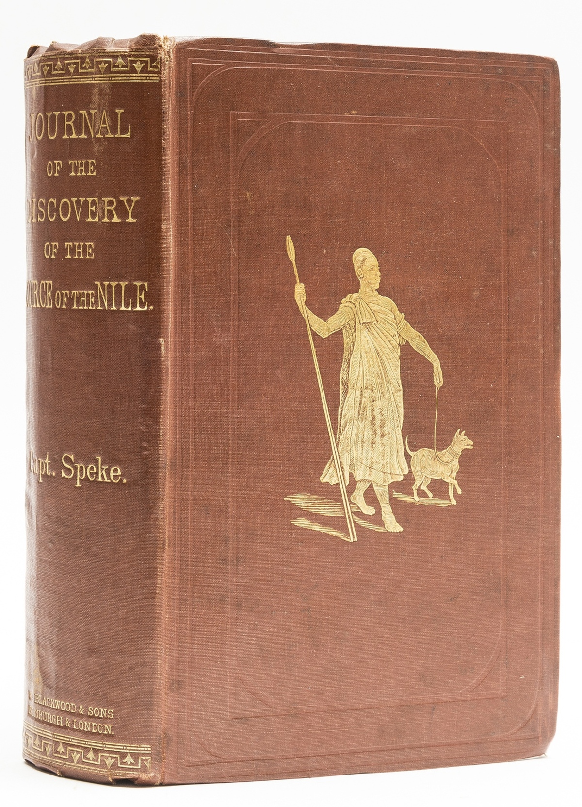 Africa.- Speke (John Hanning) Journal of the Discovery of the Source of the Nile, first edition, …