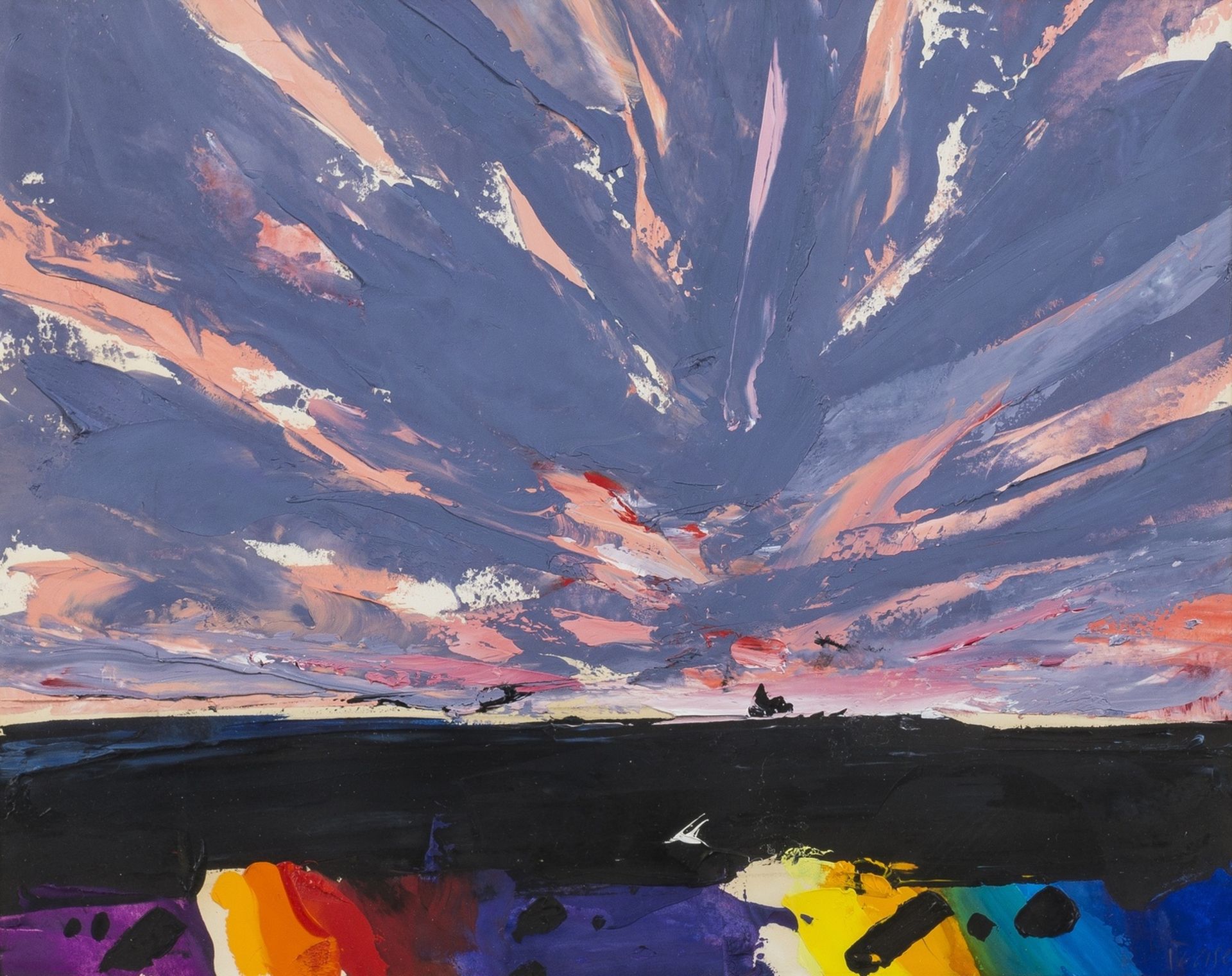 Donald Hamilton Fraser (1929-2009) Angry Sky