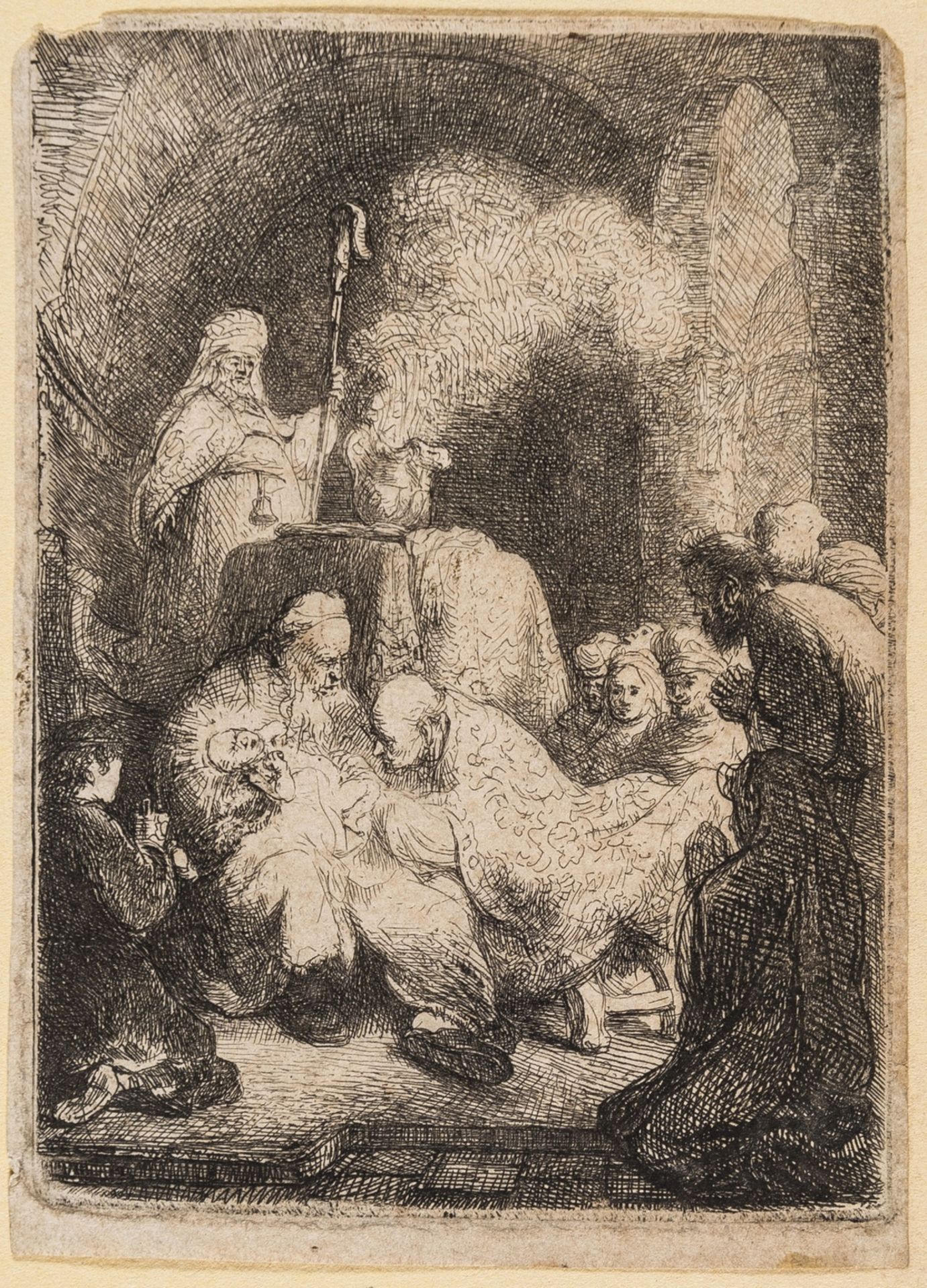 Rembrandt van Rijn (1606-1669) The Circumcision: Small Plate