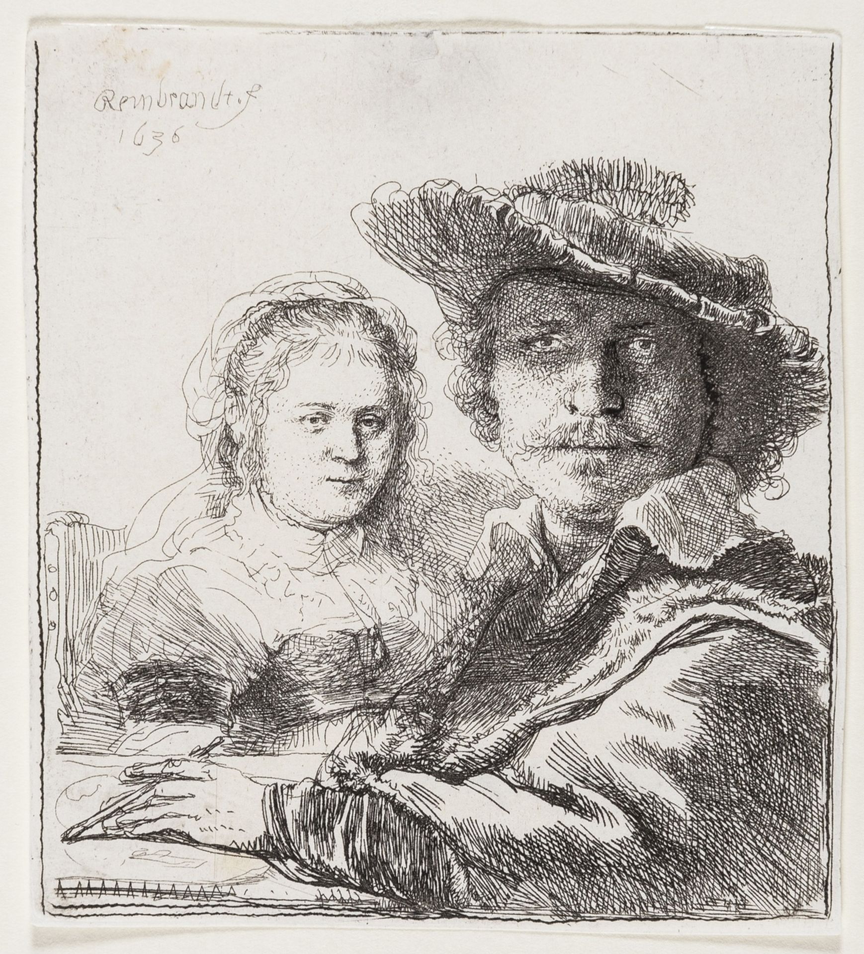 Rembrandt van Rijn (1606-1669) Self Portrait with Saskia