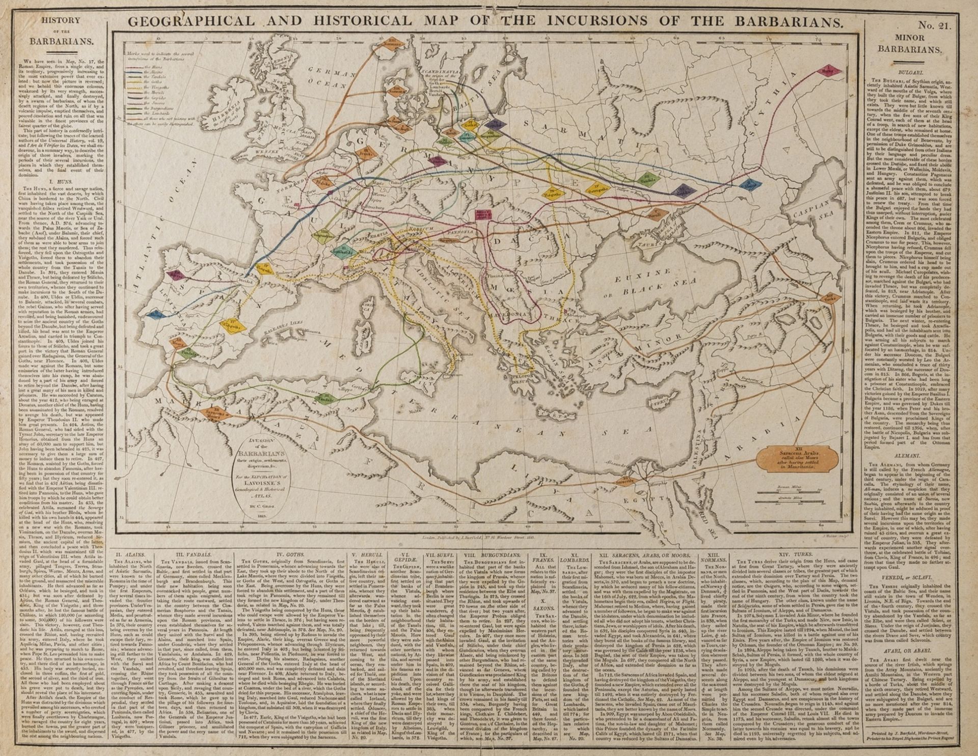 Atlases.- Lavoisne (C.V.) Lavoisne's Complete Genealogical, Historical, Chronological, and …