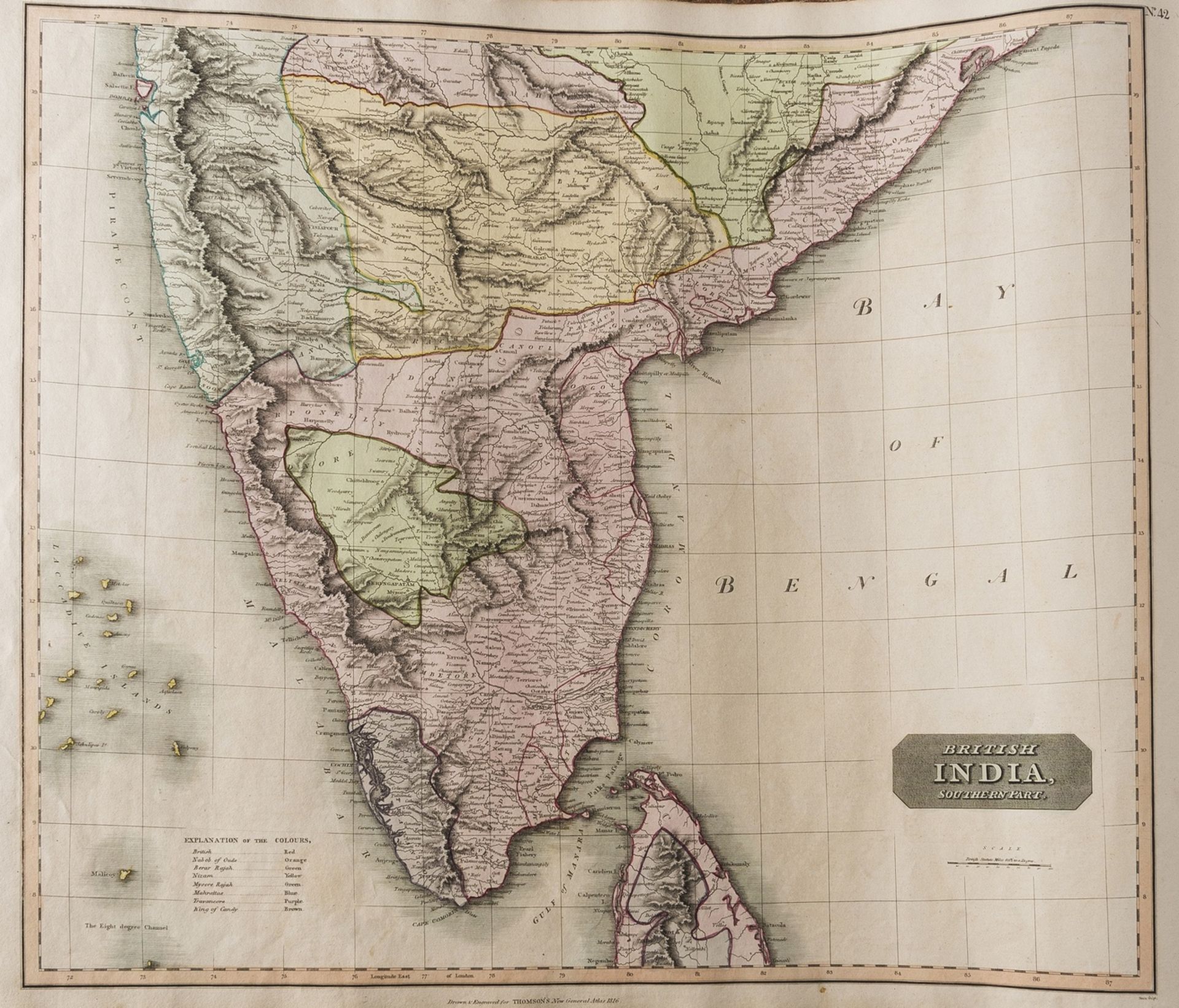 Atlases.- Thomson (John) [A new general atlas, consisting of a series of geographical designs, on … - Image 5 of 7