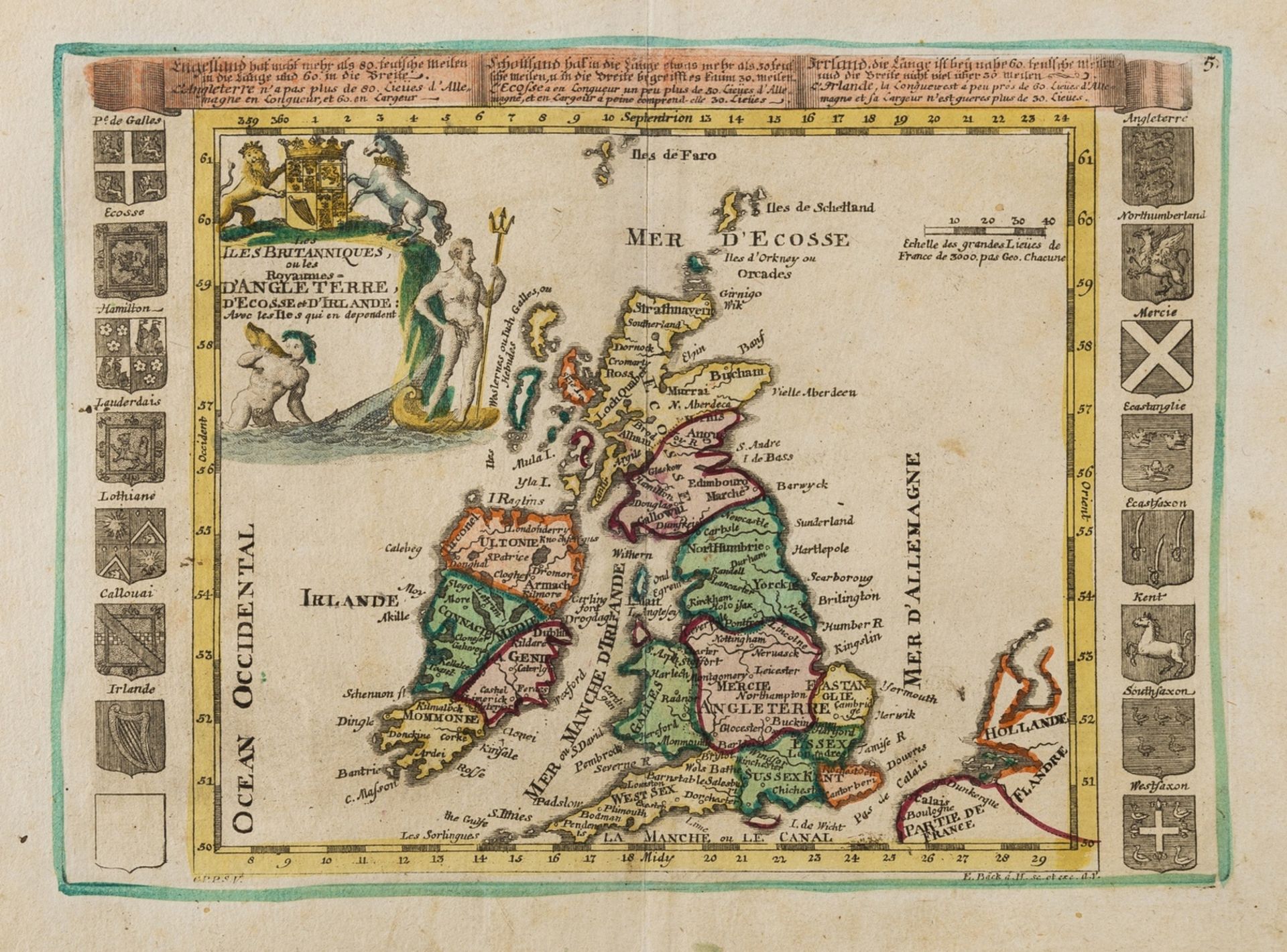 British Isles & London.- Collection of 21 maps, including maps of London, mainly 18th and 19th …