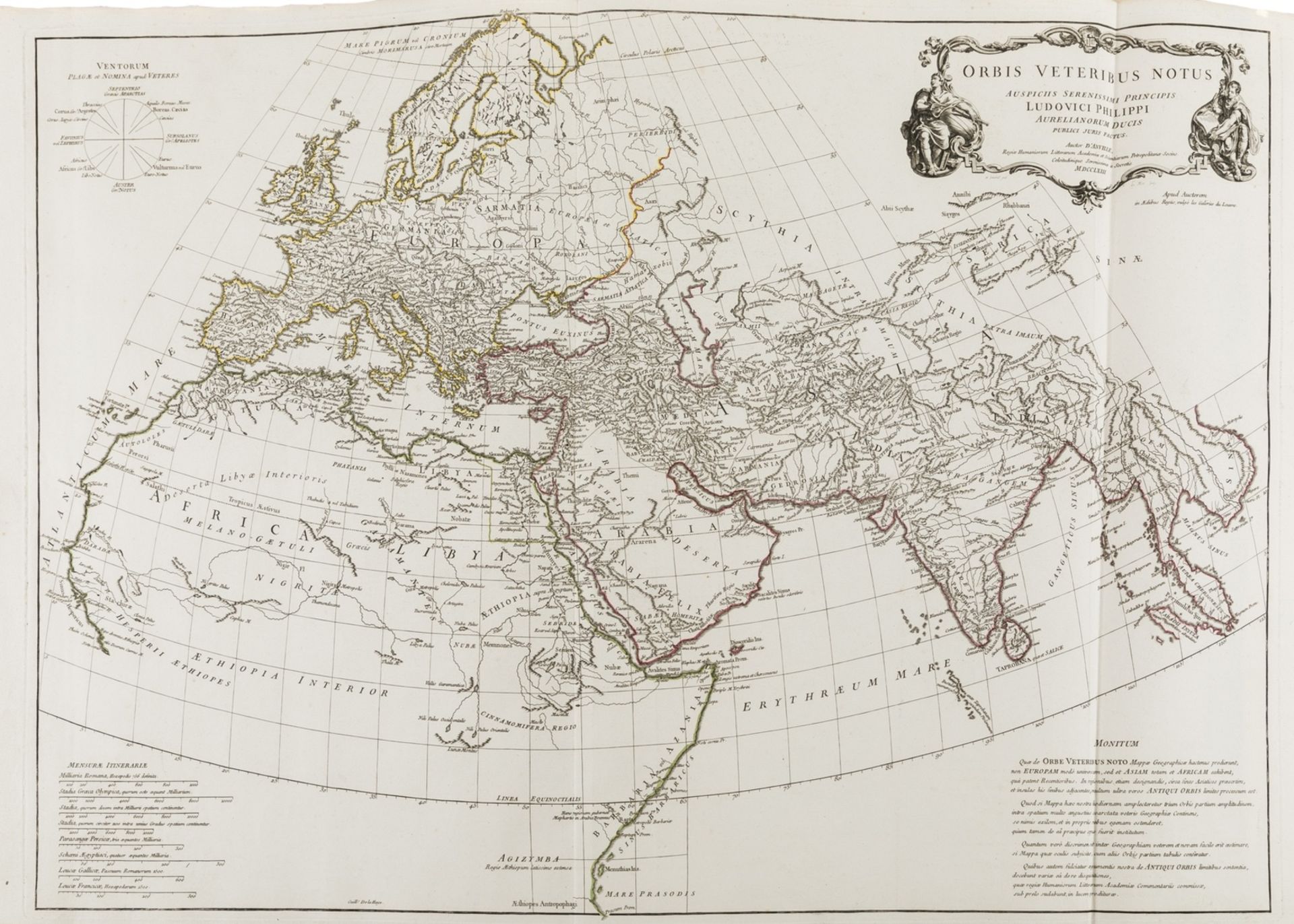 Atlases.- d'Anville (Jean Baptiste Bourguignon) Geographie ancienne abregee. Nouvelle edition …