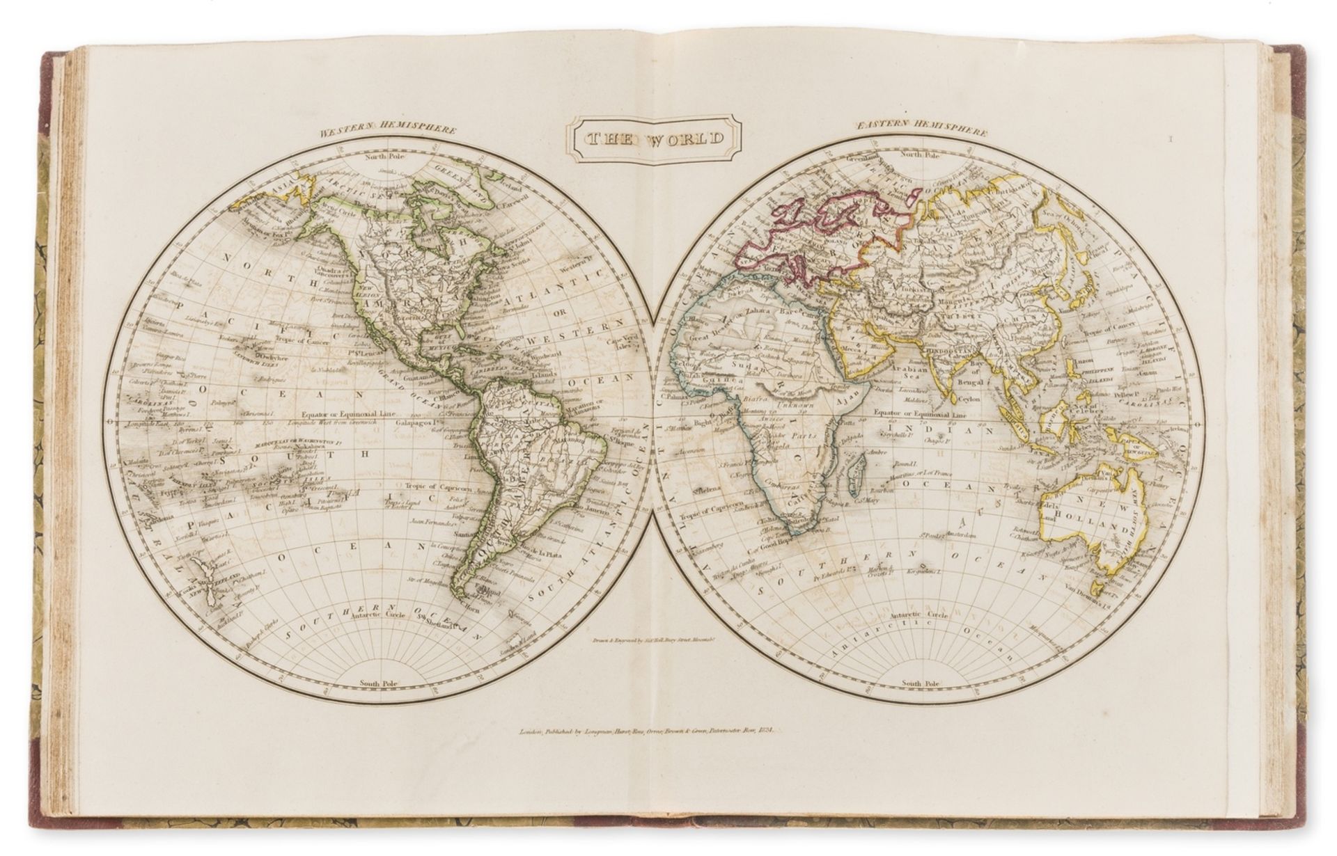 World.- Butler (Samuel) A General Atlas of Ancient and Modern Geography, 1825.